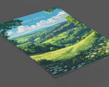 Surrey Hills Travel Print Wall Art, Surrey Hills Travel Poster, English Countryside Art Gift, Wall Art Print NQ Media Designs