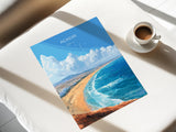 Agadir Travel Poster Wall Art, Travel Print of Agadir, Agadir Art Lovers Gift, Morocco Wall Art NQ Media Designs
