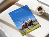 Chichester Travel Print Wall Art, Travel Poster of Goodwood, West Sussex, England, Goodwood Races Art Lovers Gift, England Art Gift NQ Media Designs