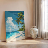 Zanzibar Travel Poster, Indian Ocean Island Art, Vibrant Wall Decor NQ Media Designs