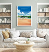 Saundersfoot Travel Poster - Vibrant Coastal Artwork | Pembrokeshire Coast Art Print