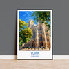 York Travel Poster Wall Art, City of York Travel Print, English Cities Art Gift, Wall Art Print NQ Media Designs