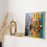 Spoons Of Colourful Herbs And Spices Abstract Kitchen Modern Design Decor Print Wall Art Picture NQ Media Designs