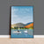 Lake District Travel Poster, Travel Print of Lake District, Cumbria, UK