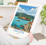 Lake Orta Travel Print | Orta San Giulio, Italy Wall Art