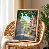 Greenwich Village New York Travel Poster Wall Art, Travel Print of Greenwich Village, New York Art Lovers Gift, USA Art Gift NQ Media Designs