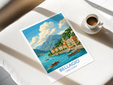 Bellagio Lake Como Travel Print | Pearl of the Lake, Italy Wall Art