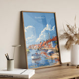 Blakeney Travel Poster, Travel Print of Blakeney, Norfolk Gift, England, Norfolk Art, Blakeney Art Lovers Gift, Wall Art Print NQ Media Designs