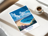 Agadir Travel Print Wall Art, Travel Poster of Agadir, Agadir Art Lovers Gift, Morocco Wall Art NQ Media Designs