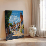 Stowmarket Travel Poster, Travel Print of Stowmarket, Stowmarket Art Lovers Gift, Suffolk Countryside Wall Art NQ Media Designs