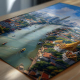 Bangkok Print Wall Art, Bangkok Travel Poster, Thailand Wall Art, Bangkok Art Lovers Gift, Thailand Gift NQ Media Designs