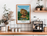 Sigiriya Travel Print Wall ArtTravel Poster of Sigiriya, Sri Lanka Art Lovers Gift, Wall Art Print NQ Media Designs