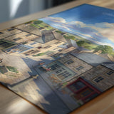 Grassington Poster, Yorkshire Dales Wall Art, North Yorkshire Print, England Travel Poster, Grassington Gift