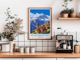 Atlas Mountains Travel Print Wall Art, Poster of Atlas Mountains Art Lovers Gift, Morocco Desert Wall Art NQ Media Designs