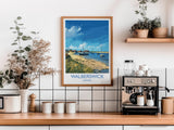 Walberswick Travel Print, Travel Poster of Walberswick, Walberswick Art Lovers Gift, Suffolk Coast Wall Art NQ Media Designs
