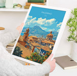 Palermo Poster, Travel Print of Palermo, Italy Poster, PalermoGift, Sicily Coast Art, Italy Art Travel Gift NQ Media Designs