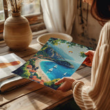 Oludeniz Travel Poster Wall Art, Travel Print of Oludeniz, Turkey Wall Art, Oludeniz Art Lovers Gift, Wall Art Print NQ Media Designs