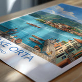 Lake Orta Travel Print | Orta San Giulio, Italy Wall Art