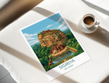 Sigiriya Travel Print Wall ArtTravel Poster of Sigiriya, Sri Lanka Art Lovers Gift, Wall Art Print NQ Media Designs