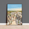 Alberobello Italy Poster, Trulli Houses Wall Art, Puglia Village Print, Italian Travel Poster, Alberobello Gift