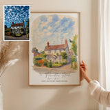 Personalised Watercolour House Portrait, Home Portrait, House Warming Gift, New Home Gift, First Home, Digital Wall Art Watercolour Decor NQ Media Designs