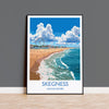 Skegness Travel Poster Wall Art, Travel Print of Skegness, England, Lincolnshire Seaside Art Lovers Gift, Travel Art Gift