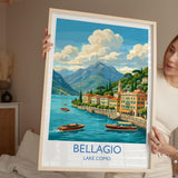 Bellagio Lake Como Travel Print | Pearl of the Lake, Italy Wall Art