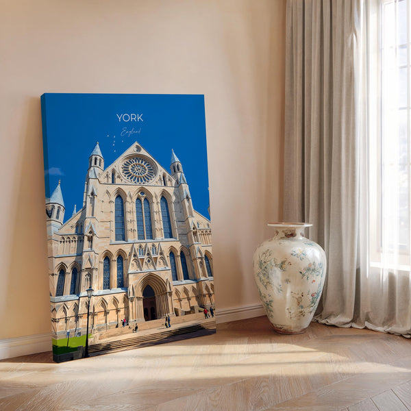 York Travel Print Wall Art, City of York Travel Poster, English Cities Art Gift, Wall Art Print