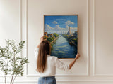 Bangkok Print Wall Art, Bangkok Travel Poster, Thailand Wall Art, Bangkok Art Lovers Gift, Thailand Gift NQ Media Designs