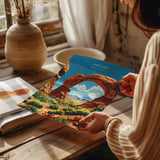 Arches National Park Travel Print Wall Art, Travel Poster of Arches, National Park Art Lovers Gift, Utah, USA, Travel Wall Art Gift NQ Media Designs