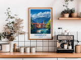 Innsbruck Poster, Travel Print of Innsbruck, Austria, Innsbruck Art Gift, Travel Europe Gift NQ Media Designs