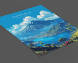 Guatemala Travel Poster, Travel Print of Guatemala, Central America Poster, Guatemala Wall Art Lovers Gift NQ Media Designs