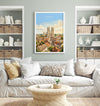 Beverley Minster Travel Poster, Beverley Yorkshire Wall Art, Historic Market Town Print, Gothic Cathedral Illustration, Beverley Gift
