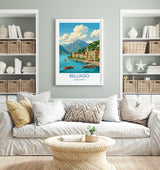 Bellagio Lake Como Travel Print | Pearl of the Lake, Italy Wall Art