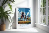 Doncaster Travel Poster Wall Art, Travel Print of Doncaster, South Yorkshire, England, Doncaster Races Art Lovers Gift, England Art Gift NQ Media Designs
