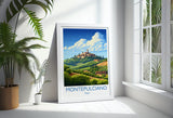 Montepulciano Travel Print Wall Art, Travel Poster of Montepulciano, Montepulciano Art Lovers Gift, Italy, Italy Art Gift NQ Media Designs