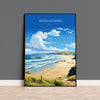 Woolacombe Travel Print Wall Art, Travel Poster of Woolacombe,England, Devon Art Lovers Gift, Travel Art Gift NQ Media Designs