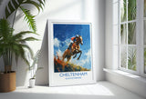 Cheltenham Travel Poster Wall Art, Travel Print of Cheltenham , Gloucestershire, England, Cheltenham Races Art Lovers Gift, England Art Gift NQ Media Designs