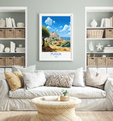 Puglia Travel Print Wall Art, Travel Poster of Puglia, Puglia Art Lovers Gift, Italy, Italy Art Gift NQ Media Designs