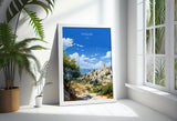 Puglia Travel Print Wall Art, Travel Poster of Puglia, Puglia Art Lovers Gift, Italy, Italy Art Gift NQ Media Designs