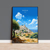 Puglia Travel Poster Wall Art, Travel Print of Puglia, Puglia Art Lovers Gift, Italy, Italy Art Gift NQ Media Designs