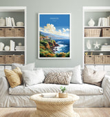 Madeira Travel Poster Wall Art, Travel Print of Madeira , Madeira Art Print, Portugal Wall Print, Madeira Art Lovers Gift NQ Media Designs