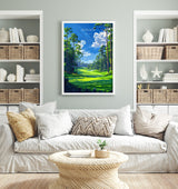 Augusta National Travel Poster, Travel Print of Augusta National Golf Course, Masters Poster, Augusta National Art Lovers Gift, USA Gift NQ Media Designs