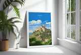 Assisi Travel Print, Travel Poster of Assisi , Italy, AssisiArt Lovers Gift, Wall Art Print NQ Media Designs