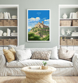Assisi Travel Print, Travel Poster of Assisi , Italy, AssisiArt Lovers Gift, Wall Art Print NQ Media Designs