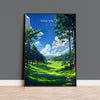 Pine Valley Travel Poster, Travel Print of Pine Valley Golf Course, Pine Valley Art Lovers Gift, New Jersey USA art, Birthday Gift NQ Media Designs