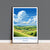 Lincolnshire Wolds Travel Poster Wall Art, Travel Print of Lincolnshire Wolds, England, Lincolnshire Art Lovers Gift, Travel Art Gift