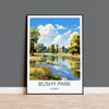 Bushy Park Travel Print, Travel Poster of Bushy Park, Surrey, London,England, London Art Lovers Gift, Wall Art Print