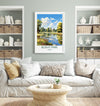 Bushy Park Travel Print, Travel Poster of Bushy Park, Surrey, London,England, London Art Lovers Gift, Wall Art Print