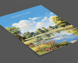 Bushy Park Travel Poster, Travel Print of Bushy Park, Surrey, London,England, London Art Lovers Gift, Wall Art Print NQ Media Designs